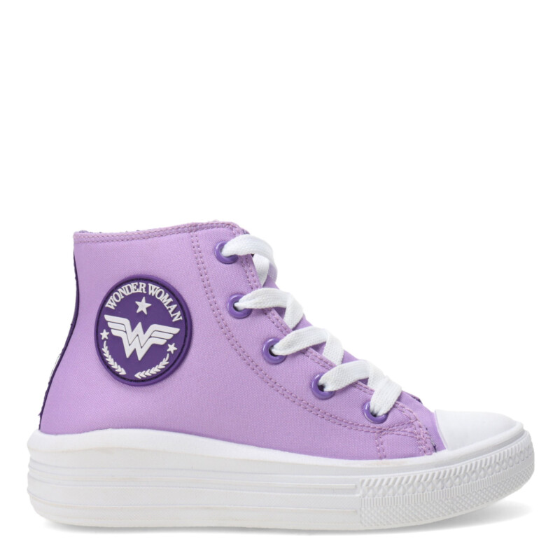 Championes Infantiles DC Bota Wonder Woman Violeta