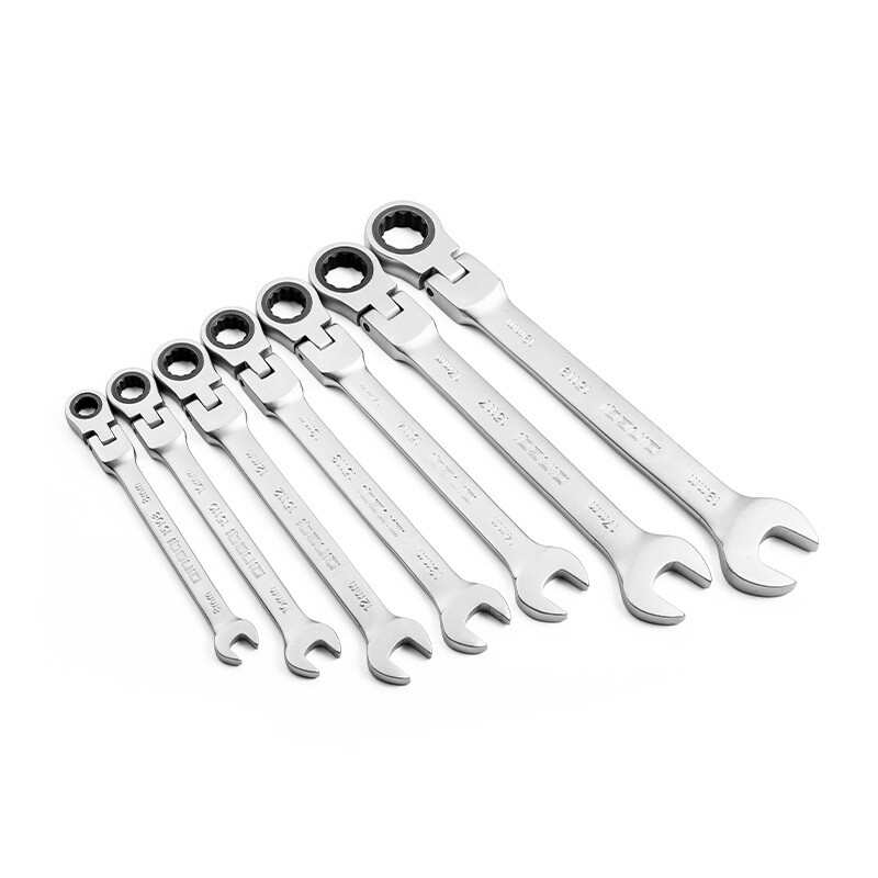DINGQI JUEGO 7 PIEZAS LLAVE COMBINADA C/CRIQUET 8-10-12-13-14-17-19MM Dingqi Juego 7 Piezas Llave Combinada C/criquet 8-10-12-13-14-17-19mm
