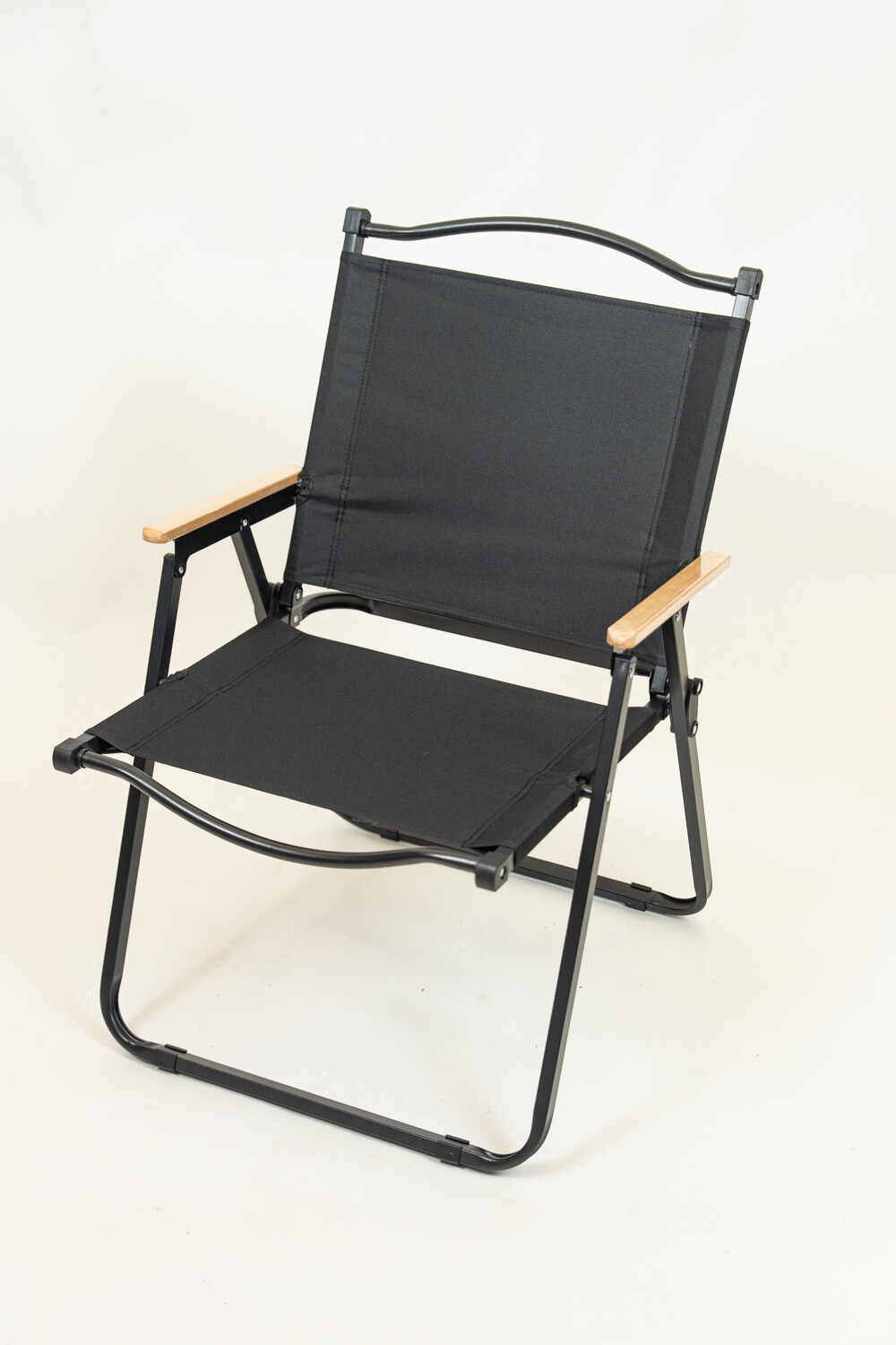 Silla Playa Plegable Alta Negro
