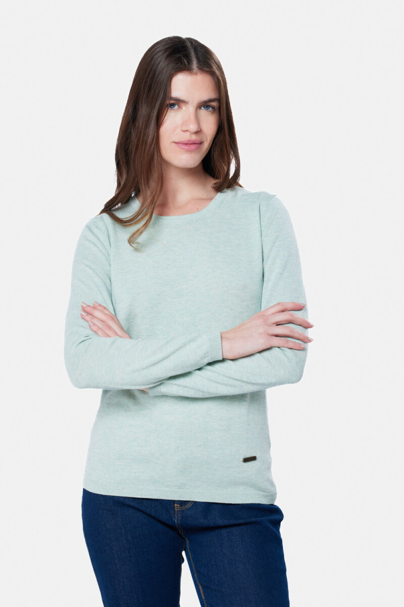 BUZO TEJIDO CLÁSICO - Verde 