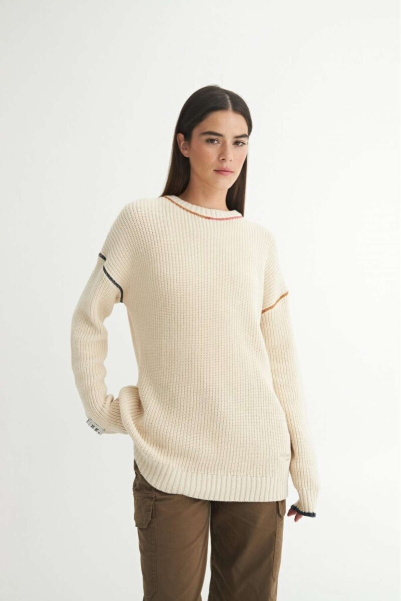 Buzo punto Frantesca - Crudo 