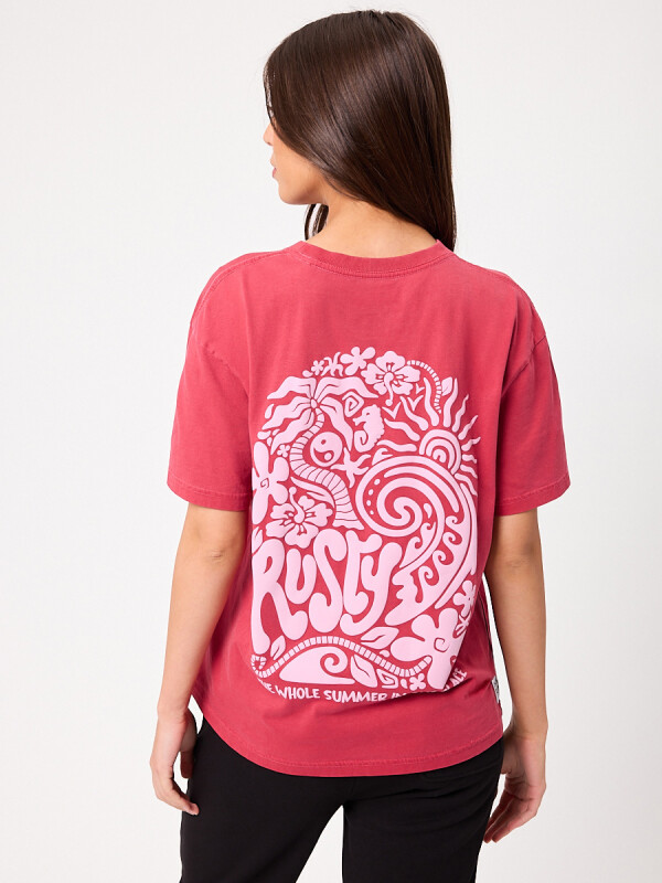 T-SHIRT DUNA RUSTY Berry