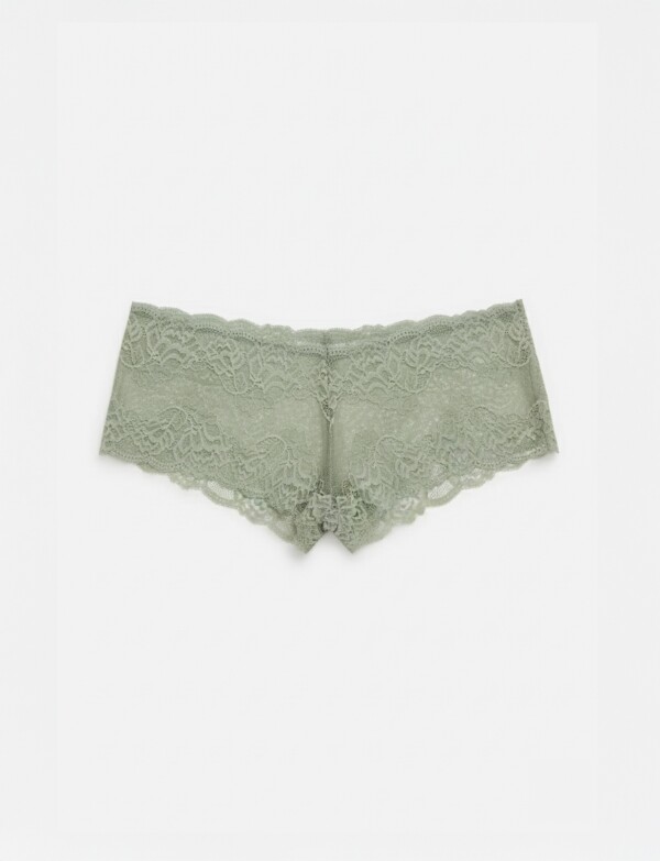 Panty Boyshort VERDE CLARO