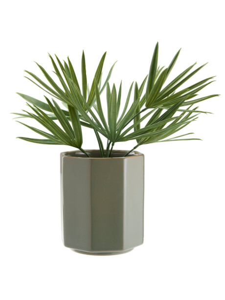 Maceta LUCAS Ø14xH16cm verde oscuro Maceta LUCAS Ø14xH16cm verde oscuro