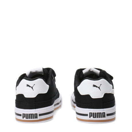Championes de Niños Puma Court Classic Vulc FS Negro - Blanco
