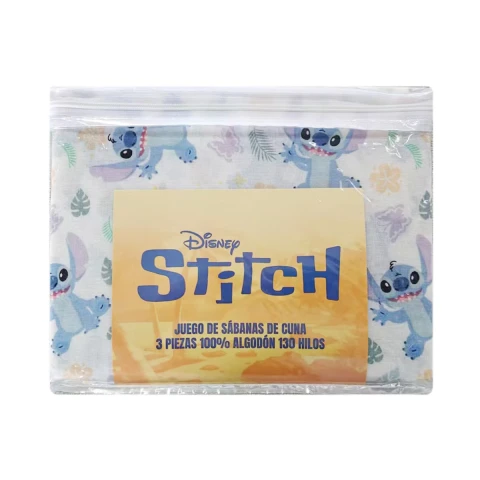 Juego Sábanas para Cuna 130 Hilos 100% Algodón Stitch