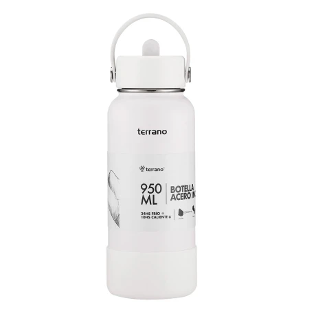 Botella Térmica Terrano 950ML con Pico BLANCO