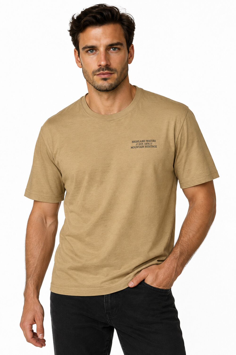 Remera Fado Beige Oscuro