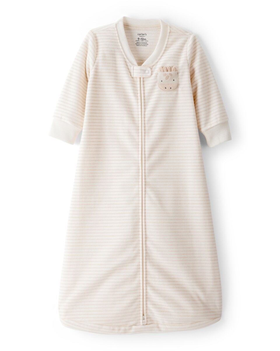 Bolsa de dormir de micropolar, bolsillo vaquita 