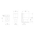 INODORO PARA MOCHILA MODELO SMART COLOR NEGRO MATE Inodoro Para Mochila Modelo Smart Color Negro Mate