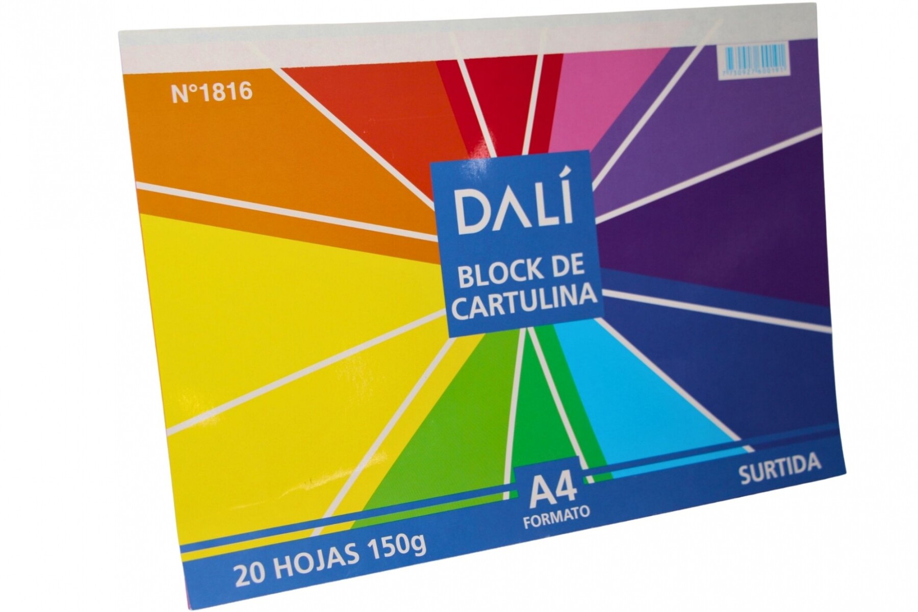 BLOCK DALI A4 CARTULINA COLOR 