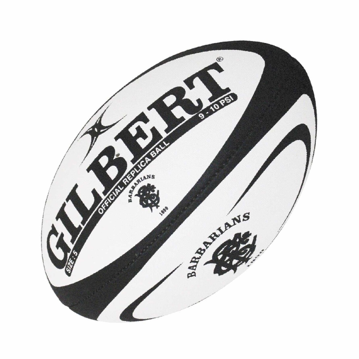 Pelota De Rugby Gilbert International Replica Ball N5 - Barbarians Gran Bretaña 