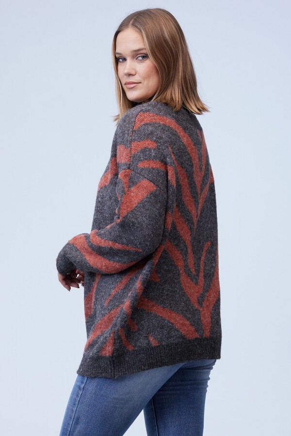 Buzo Print Oversize MULTI/GRIS