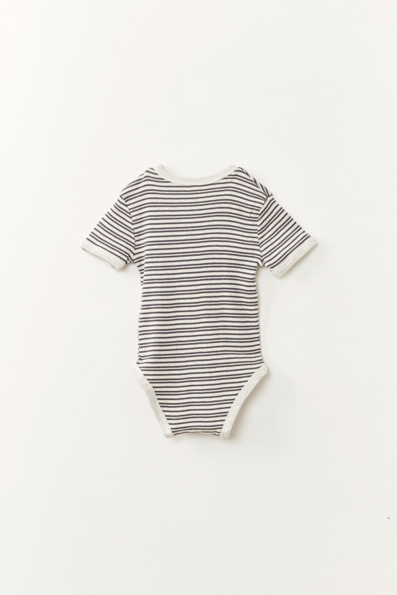 Body rib Rayas Gris