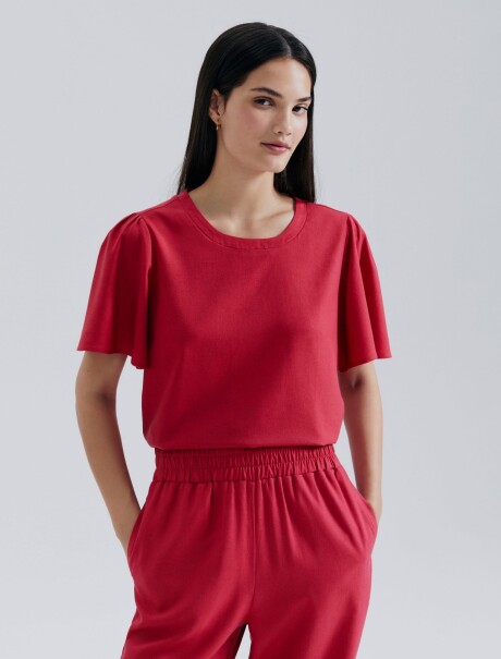 BLUSA MM FEM ROJO