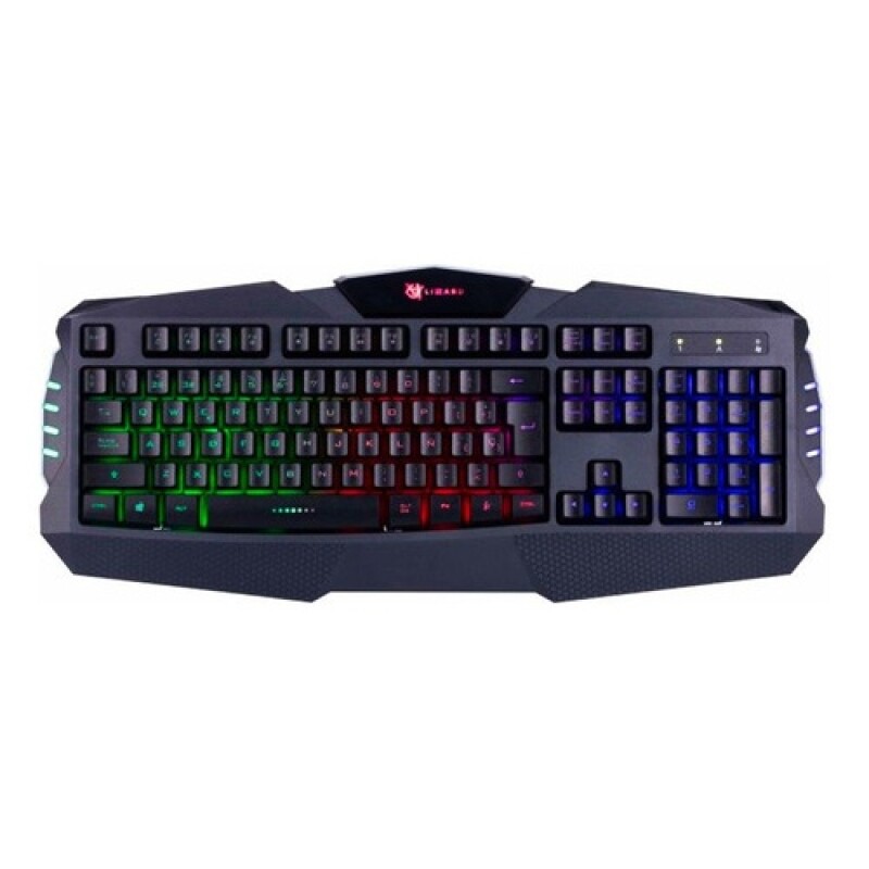 Teclado gamer X-Lizzard retroiluminado, USB, anti-ghosting - Español Teclado gamer X-Lizzard retroiluminado, USB, anti-ghosting - Español