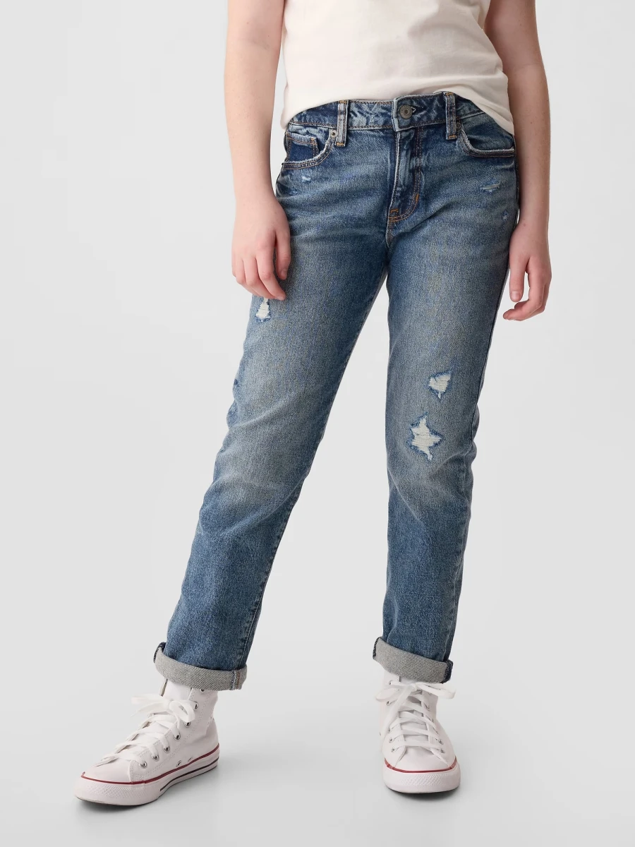 Jean Girlfriend Niña - Medium Wash 
