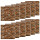 Set 12 Revestimiento 70x77 3D Piedra Adhesivo Pared Naranja