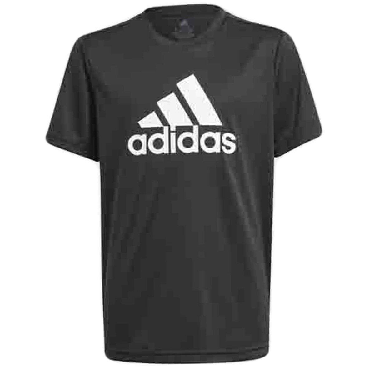Remera de Hombre Adidas Logo BL - Negro - Blanco 