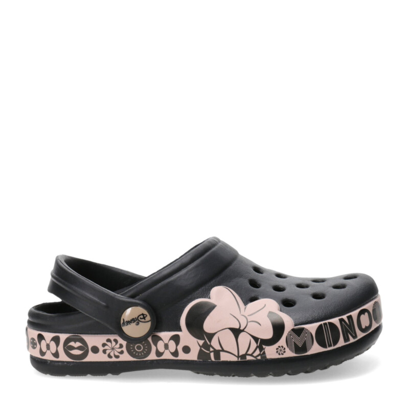 Sandalias Infantiles Disney MINNIE Negro - Rosa