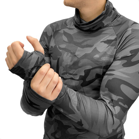 Set X2 Remera Térmica Deportiva Cuello Alto P/ Hombre Vst015004-xl