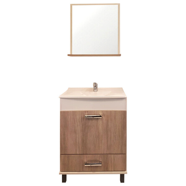 MUEBLE DE BAÑO VALENCIA 60 CM CON BACHA + ESPEJO MUEBLE DE BAÑO VALENCIA 60 CM CON BACHA + ESPEJO