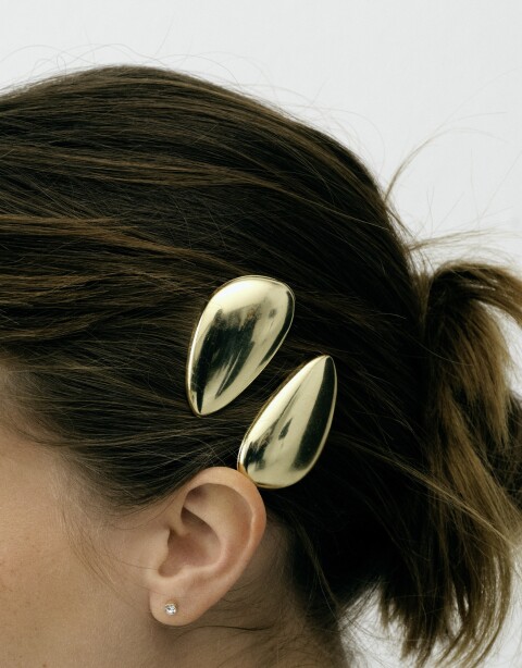 Horquillas Set Metal Set De Horquillas Metálicas Glossy - Dorado