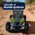 Auto A Control Remoto Recargable Monster Todo Terrreno Atrix Color Verde