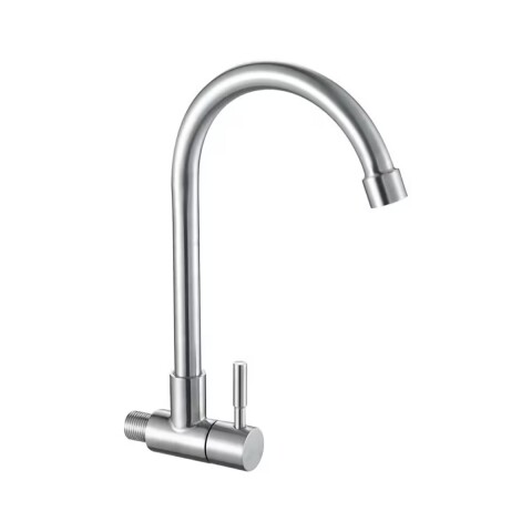 Grifo unitario de pared acero satinado DMC Grifo Unitario De Pared Acero Satinado Dmc