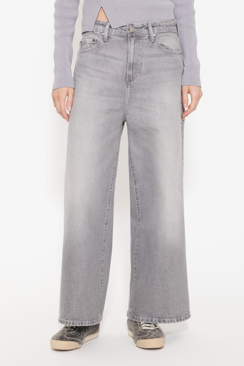 JEANS WIDE X CLOUDY Gris