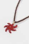 Collar cordón sun rojo