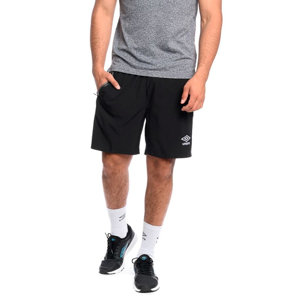 Short Umbro Pro Run Ad de Hombre - 2U942570 - Azul 