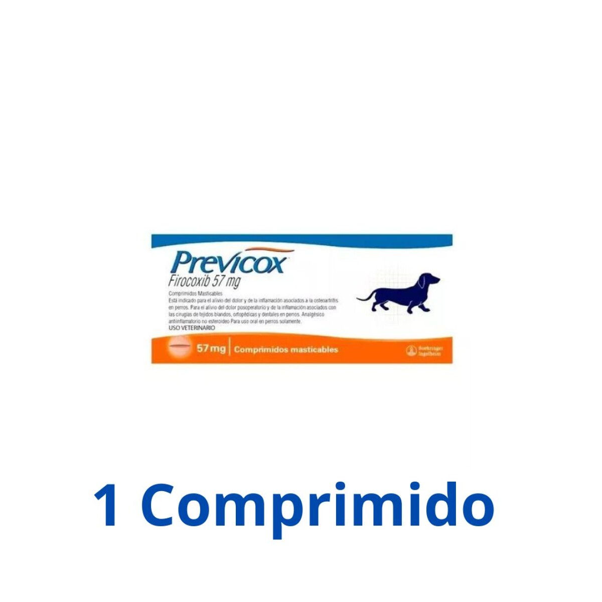 Previcox 57 Mg X 1 Comprimido 