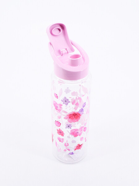BOTELLA FLOWERS ROSADO