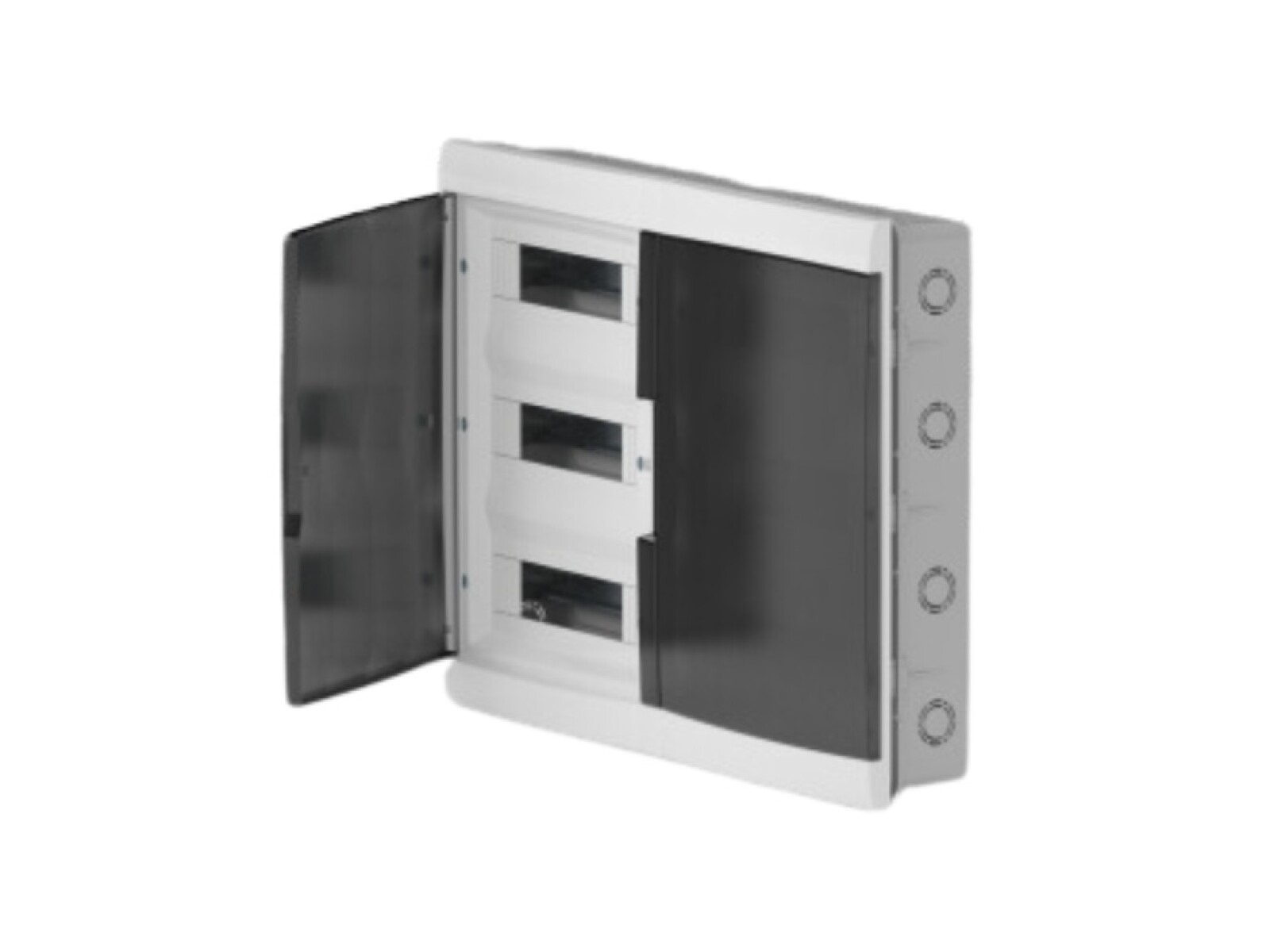 TABLERO EMB. PLAST. P/72 TM DIN PUERTA FUME GENROD 