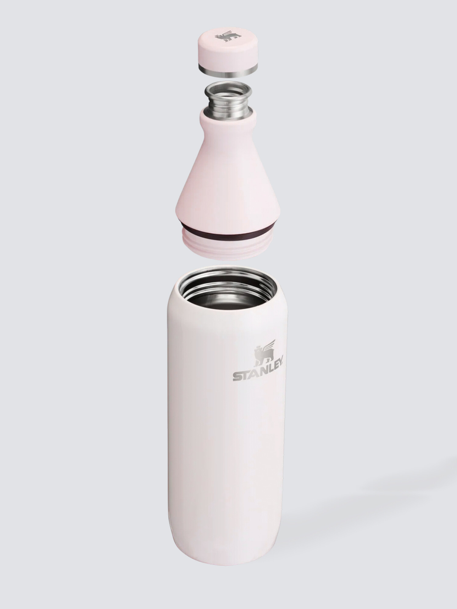 Stanley All Day Slim Botella De 34 Oz | Tapa Giratoria Con Sello A Prueba De Fugas | Diseño Delgado Para Viajes Y Gimnasio | Acero Inoxidable Aislado | Sin BPA | Pomelo