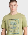 Polera Water Stack Logo Short Sleeve Tee Hombre 2393