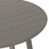 MESA JARDIN DE DISEÑO EN ALUMINIO 1.20 mts TAUPE