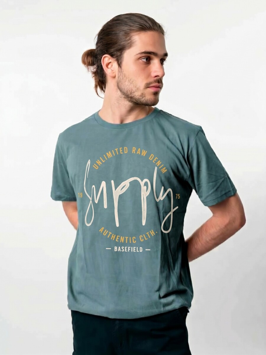 T-Shirt Print V27 - Supply Green 