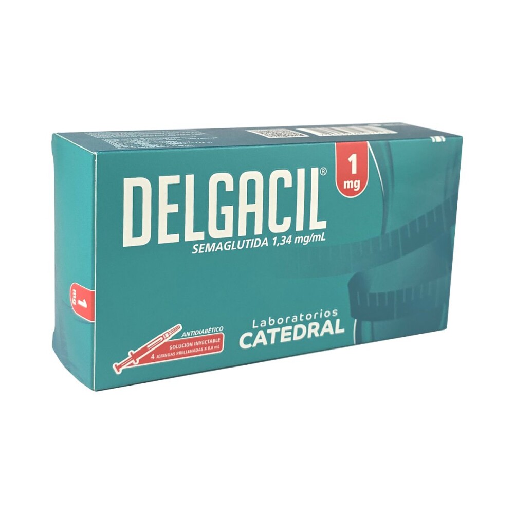 DELGACIL 1,34 MG/ML 1 MG CJ X 4 JER.PREL única