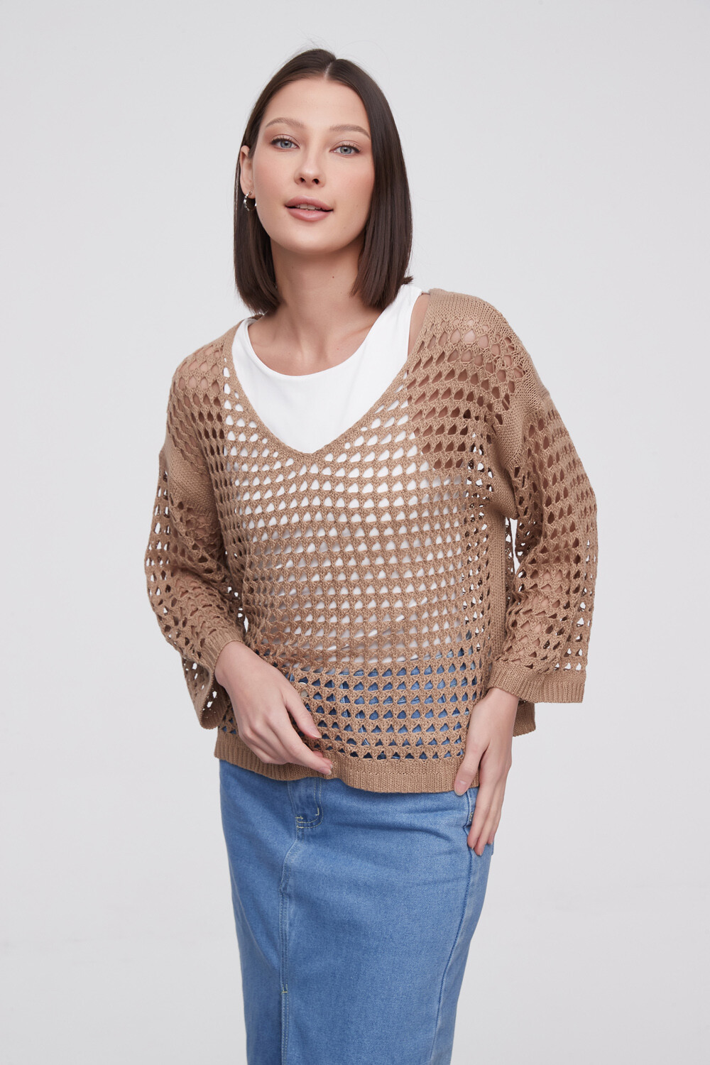 Sweater Esdren Beige Oscuro