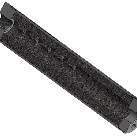 Supresor Modular V1 para SSX-23 - Rosca 16MM Supresor Modular V1 para SSX-23 - Rosca 16MM