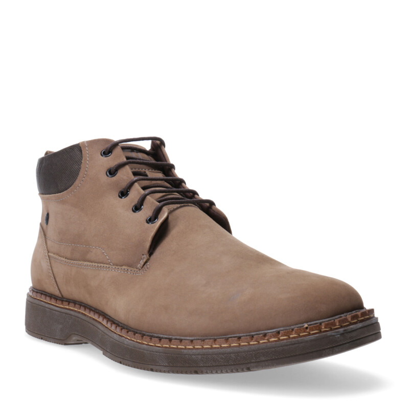 Bota de Hombre Democrata LOCK acordonada Taupe