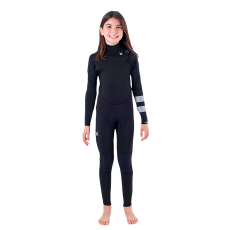 Traje Hurley Advant 3/2 mm Fullsuit Chest Zip Negro