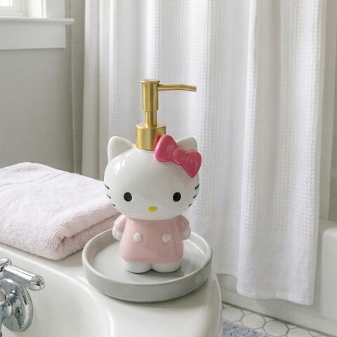 Dispensador de Jabón 3D Resina Hello Kitty U
