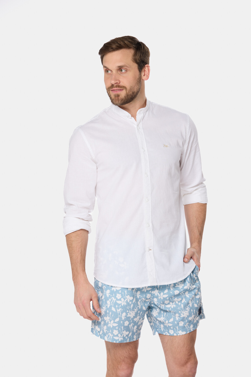 SHORT DE BAÑO ESTAMPADO Denim