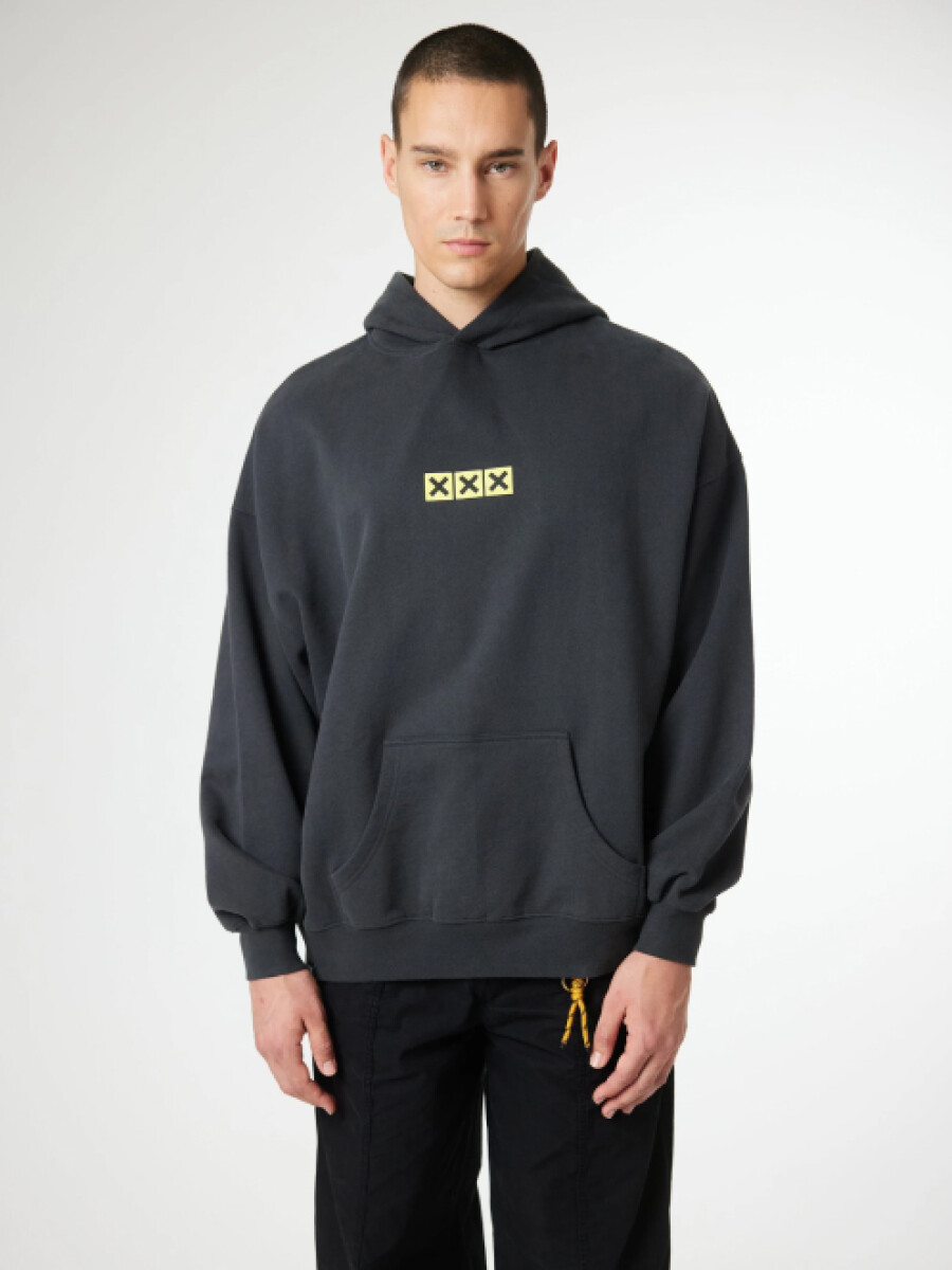 Hoodie Blue Banana - Native - Anthracite 