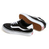 Championes Vans Brooklyn LS de Mujer - VN000D7UBZW1 Negro-blanco