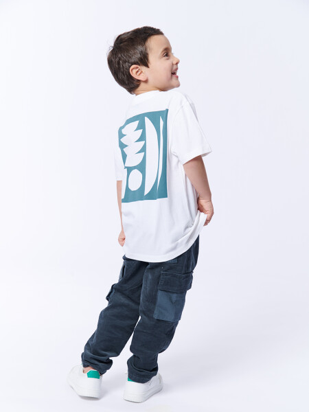 Remera estampa Be Kind Blanco