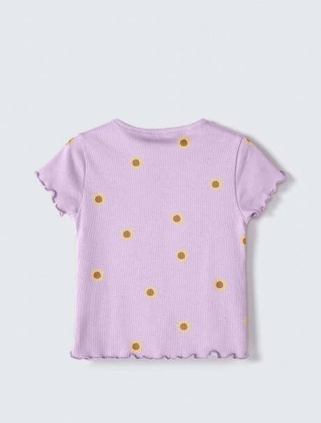 BLUSA INFANTIL ESTAMPADA VIOLETA